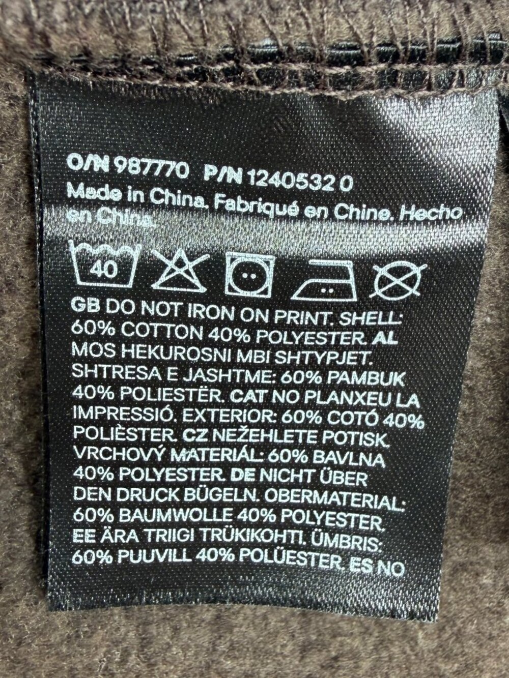 H&M Brown Beverly Hills Crewneck Graphic Pullover Sweatshirt | Gunge Streetwear - Picture 14 of 14